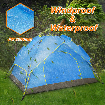 Double Layers Camping 2-3 Man Instant Pop Up Tent Wodoodporna wiatroszczelna kopuła