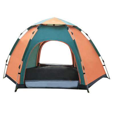 Lekki wodoodporny składany namiot kempingowy Pomarańczowy zielony kolor przeszycia