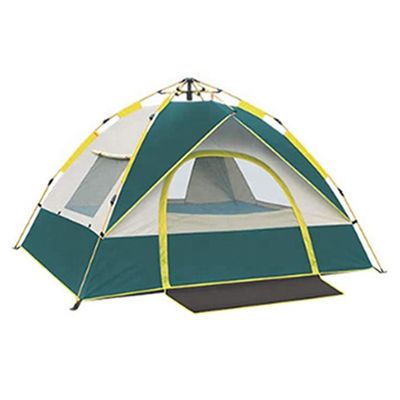Prosty usztywniający Wodoodporny namiot zewnętrzny Łatwy do przenoszenia namiot dla 3-4 osób 205 * 195 * 130 CM