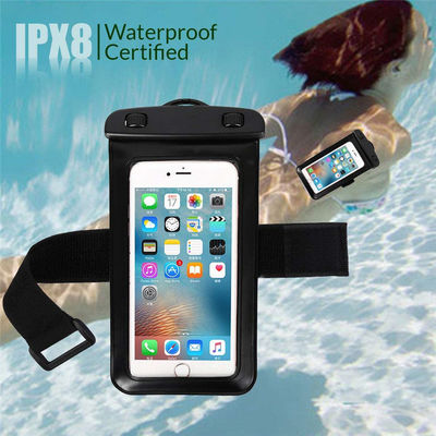 Wodoodporny pokrowiec na telefon z PVC IPX8 do pływania z opaską na ramię