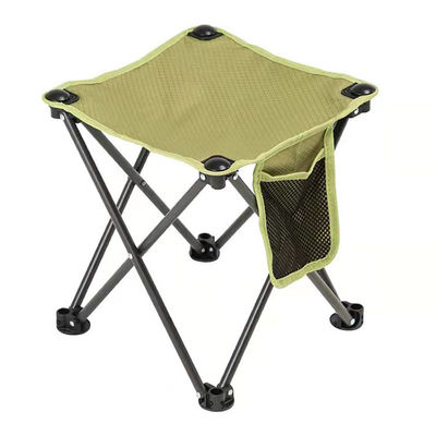 Kwadratowy kształt Beach Camping Składane krzesło 0,5 kg Małe przenośne składane siedzenia