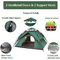 Natychmiastowe rozkładane namioty na kemping, 3-4 osobowy automatyczny namiot kempingowy z lat 60