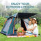 Łatwy w konfiguracji Wodoodporny namiot kempingowy dla rodzin z wiatroodpornym i lekkim Rainfly