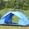 Odporny na deszcz, błyskawiczny namiot na zewnątrz 170T, powlekany taftą poliestrową, srebrny 1-2 osoby