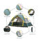 Szybkie otwieranie rodzinny namiot plażowy Pop Up Silver 190T Odporny na promieniowanie UV Wodoodporny namiot kempingowy