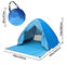 Lekki namiot plażowy z filtrem przeciwsłonecznym UPF 50+ Automatyczny wyskakujący dla 2-3 osób
