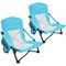 Ultralekka stalowa rura Beach Camping Składane krzesło z uchwytem na kubek Torba transportowa
